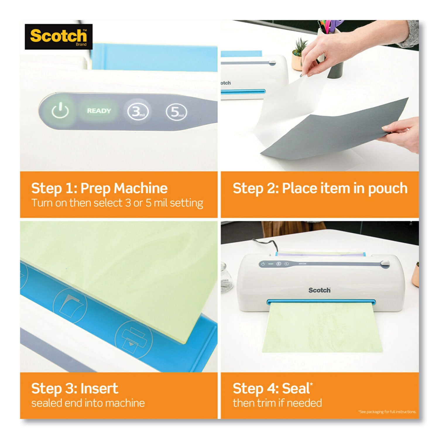Scotch Thermal Laminator Pouches