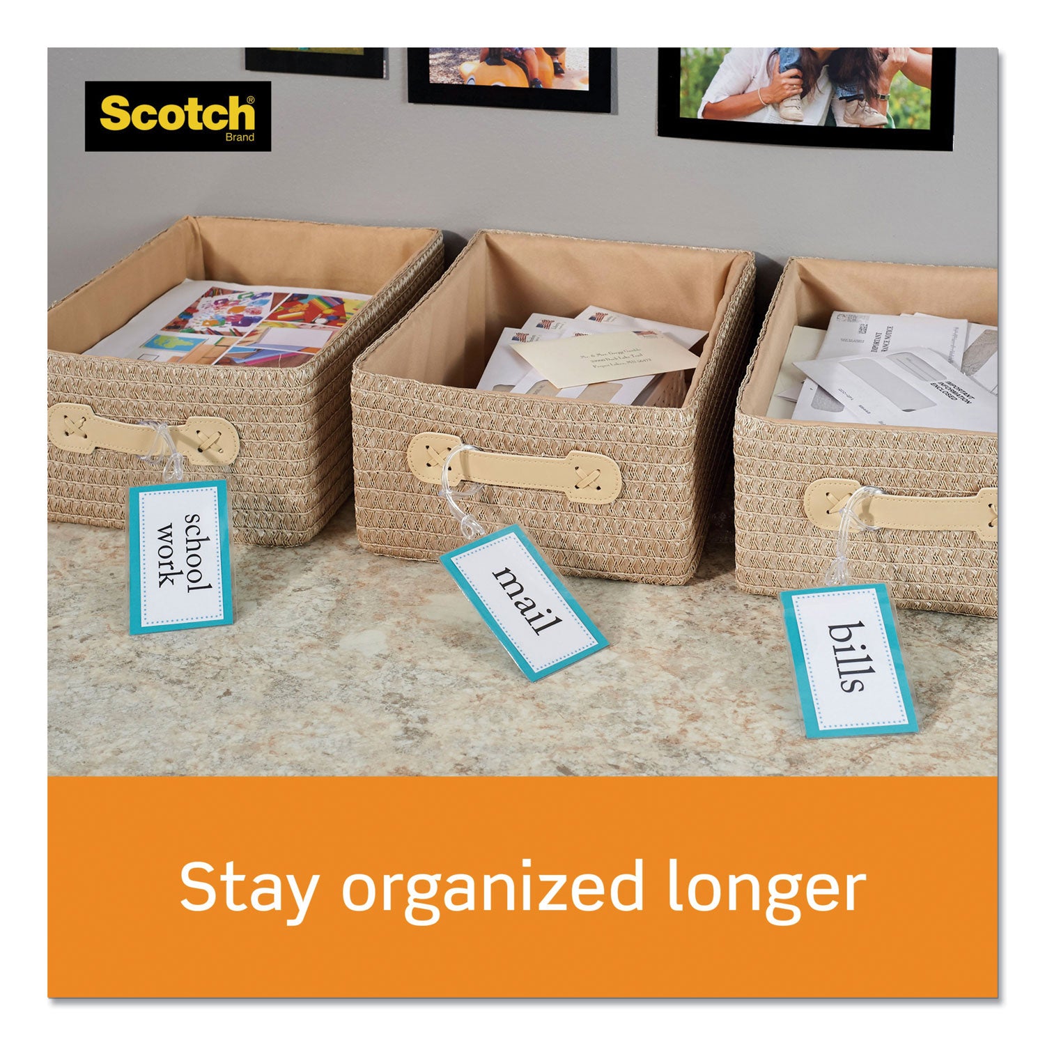 Scotch Thermal Laminating Pouches, 2.30" x 3.70", 5 mil, Glossy, Double Sided, Moisture Resistant, Photo-safe, Clear, 100 Pack