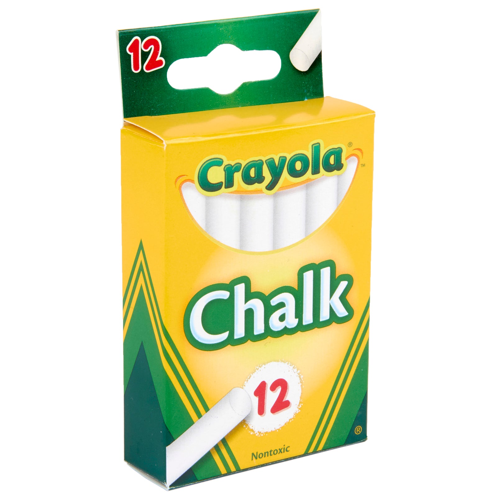 White Chalk Sticks, 12 Count