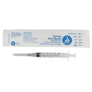 Syringe - Non-Safety with Needle - Luer Lock, 3 cc, 22G Needle Gauge, 1" Needle - 100 pcs per Box, 8 Boxes per Case