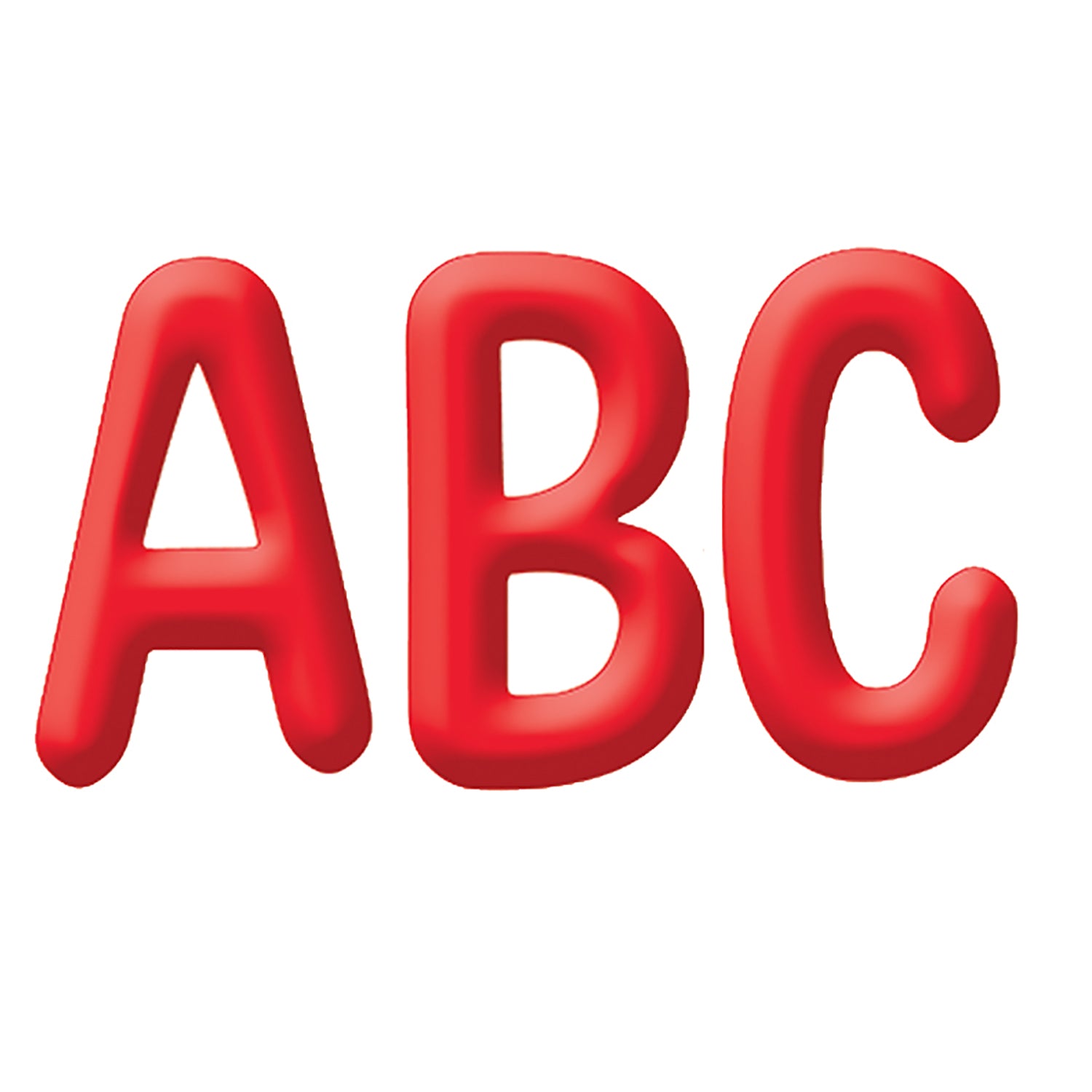 Color My World - Solid Red 4" Deco Letters, Pack of 180