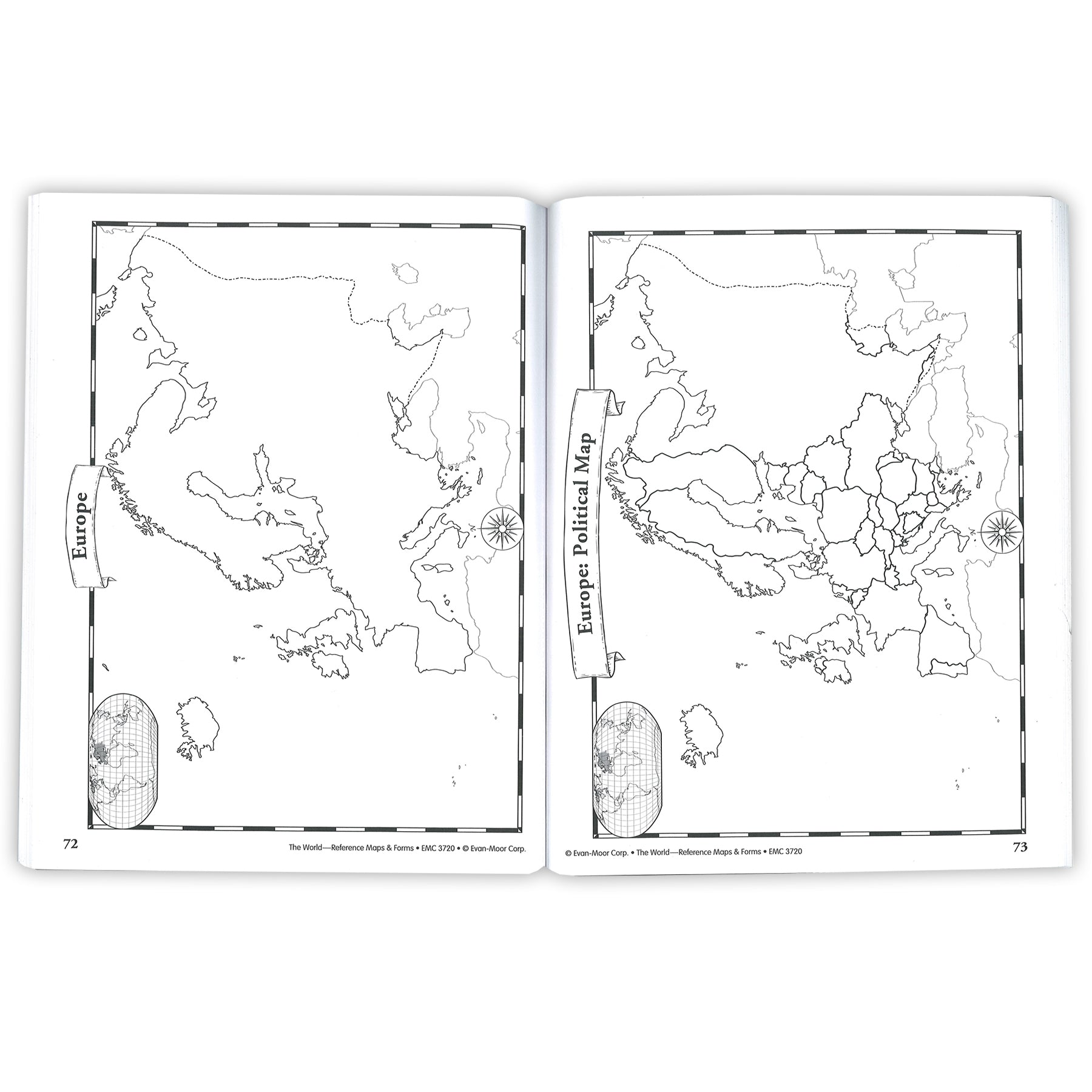 The World: Reference Maps & Forms Book