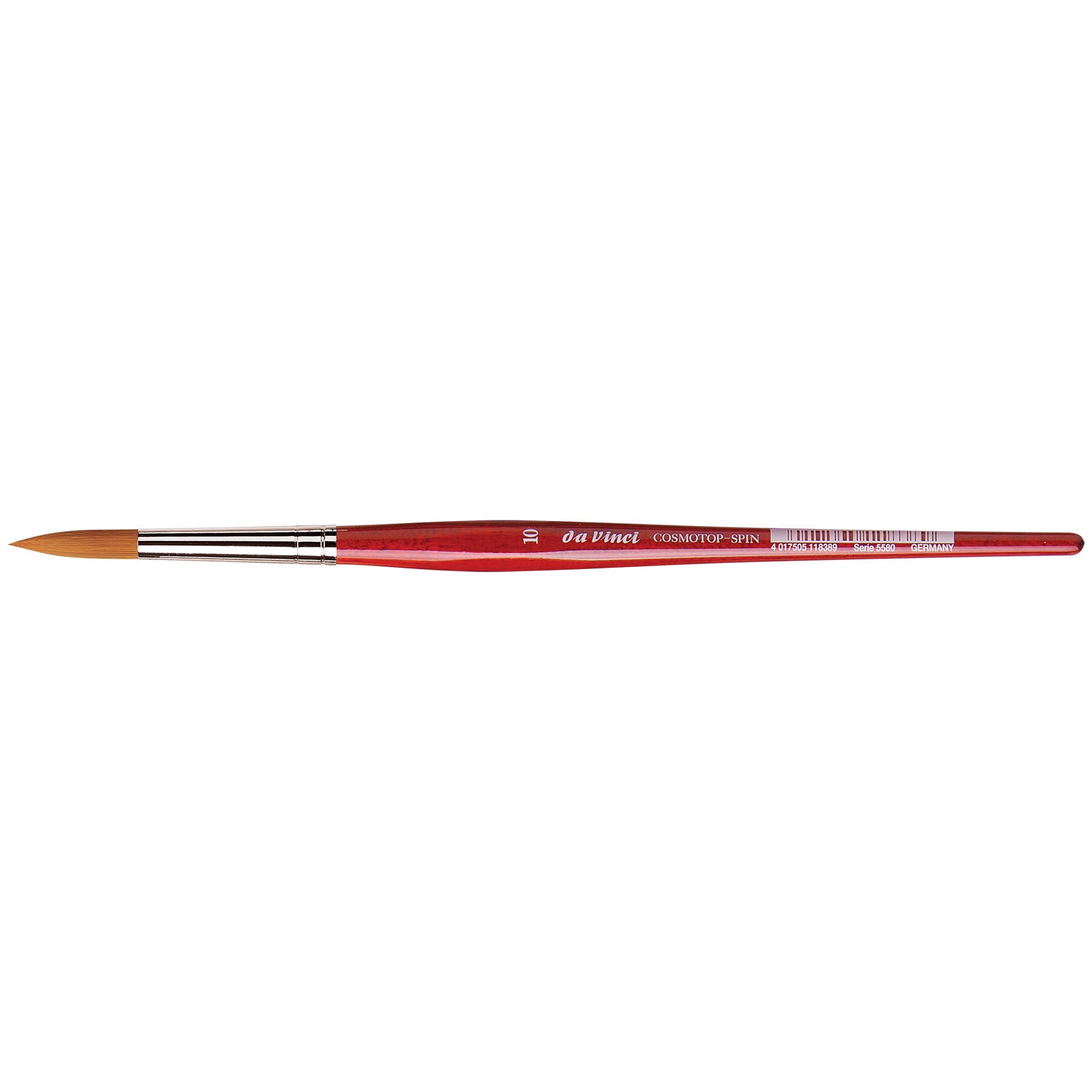 COSMOTOP-SPIN Silkpainting Brush, Synthetic, Watercolor, Round, Size 10