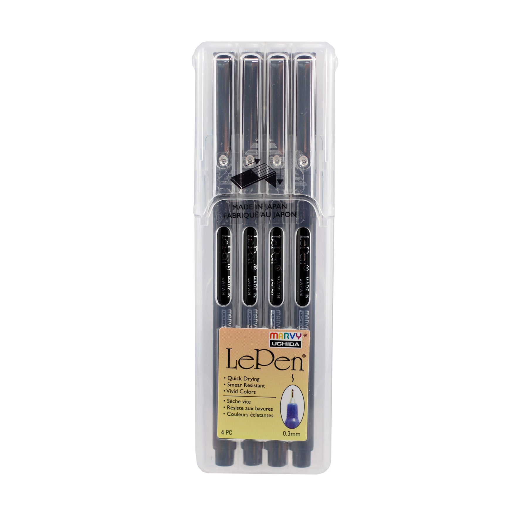 4300-4B LE PEN 4 PCS BLACK SET