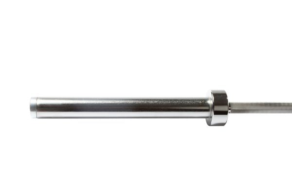 Men's 20 kg YORK Olympic Training Bar - 28 mm, Satin Chrome
