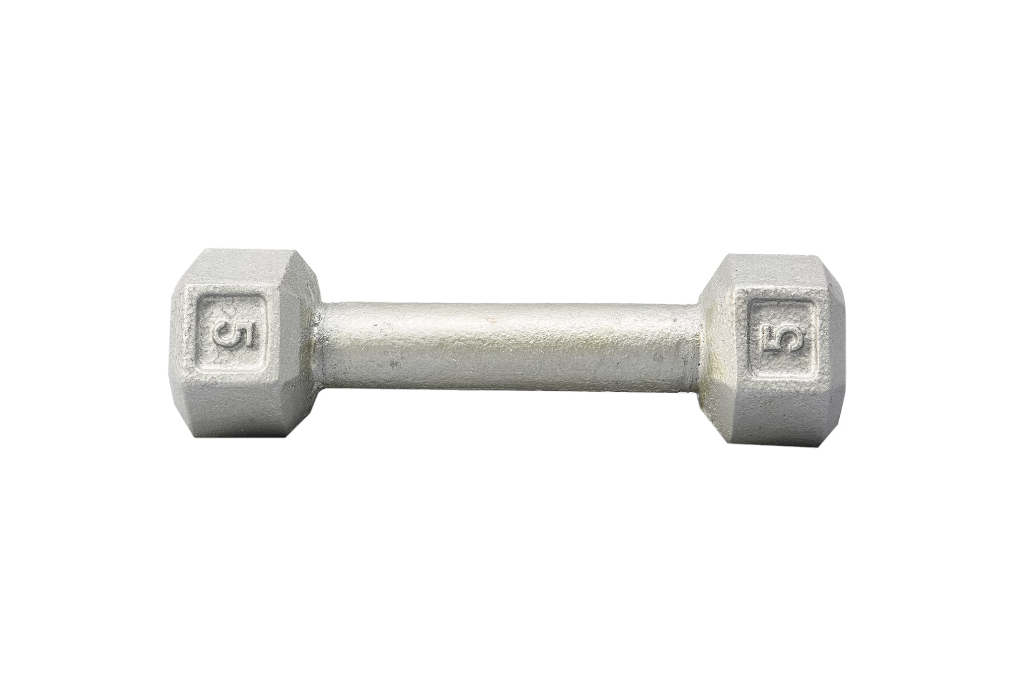 5 LB Cast Iron Hex Dumbbell