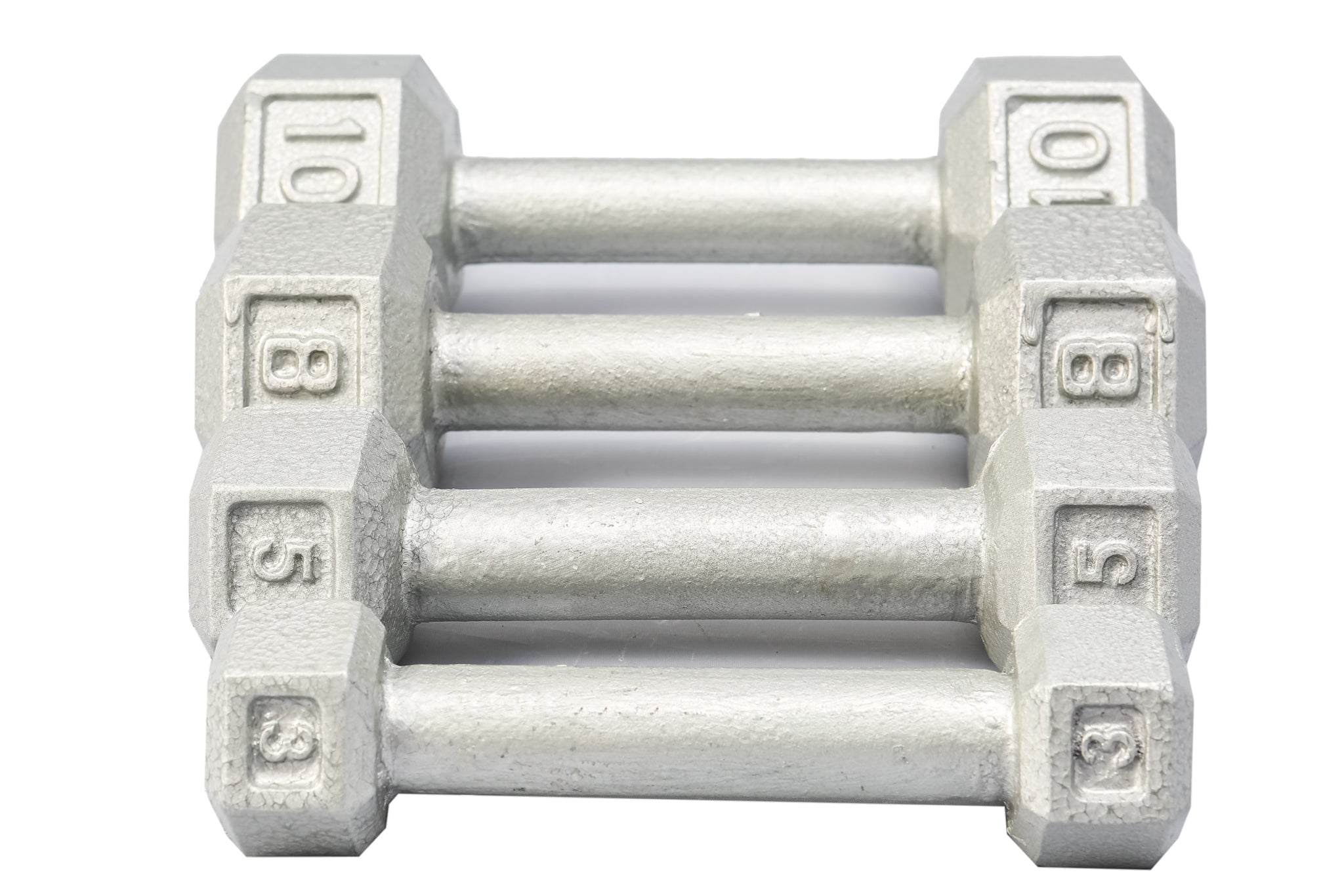 75 LB Cast Iron Hex Dumbbell