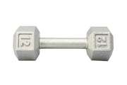 12 LB Cast Iron Hex Dumbbell