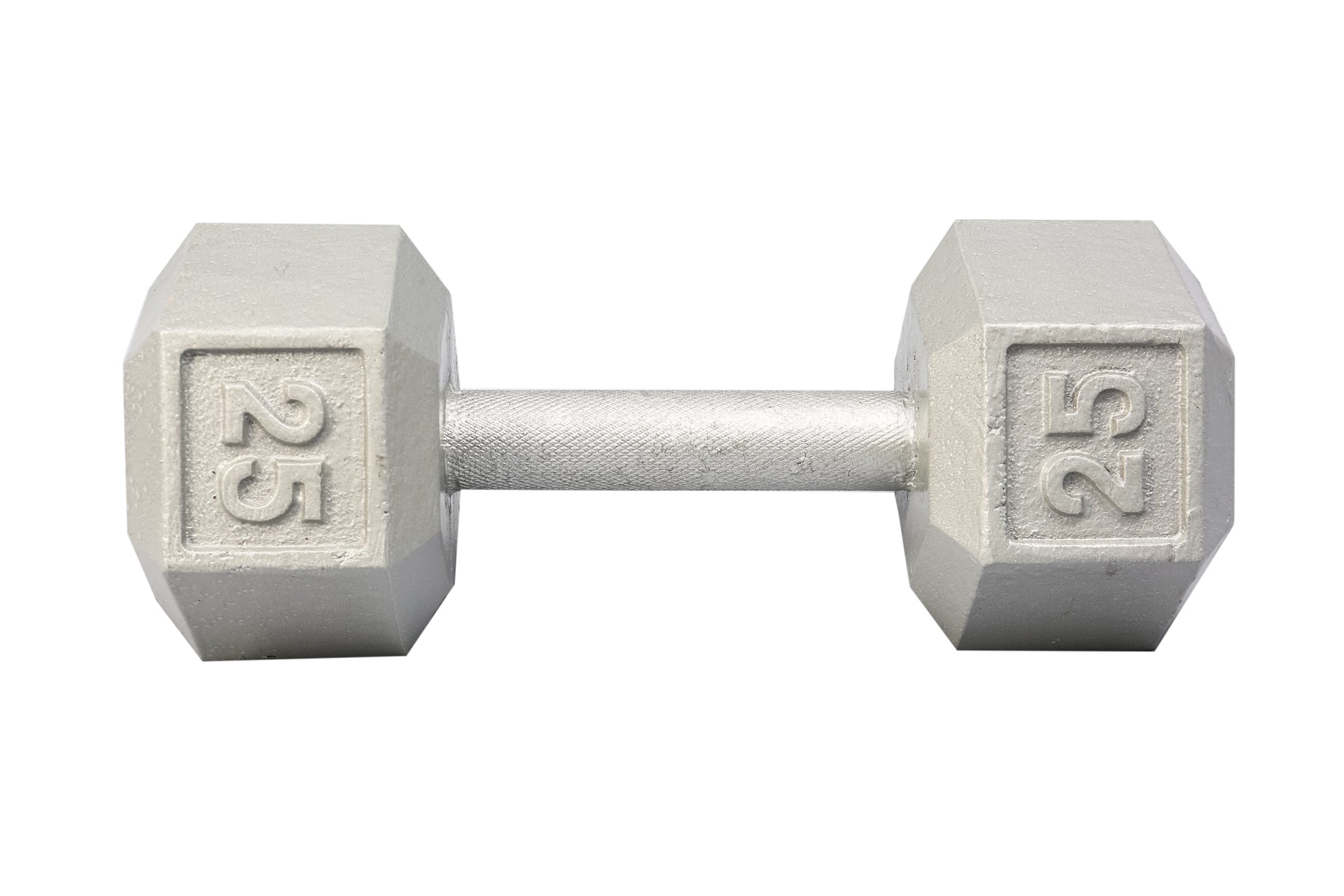 25 LB Cast Iron Hex Dumbbell