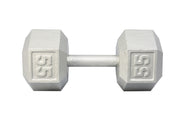 55 LB Cast Iron Hex Dumbbell