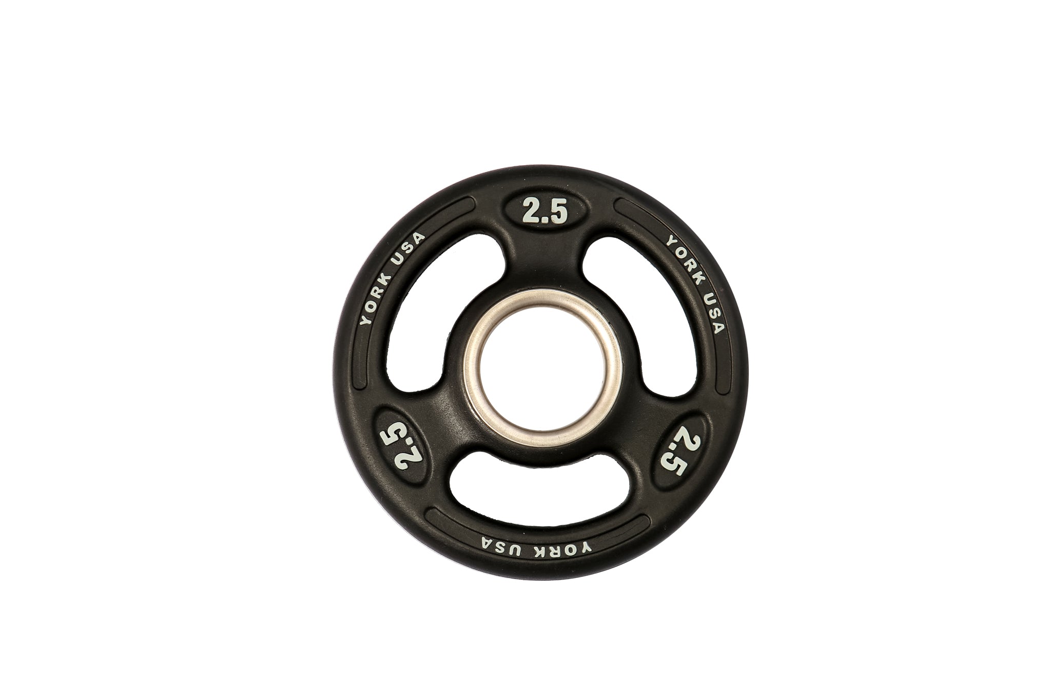 2.5 LB YORK "ISO-Grip" Urethane Plate - Black