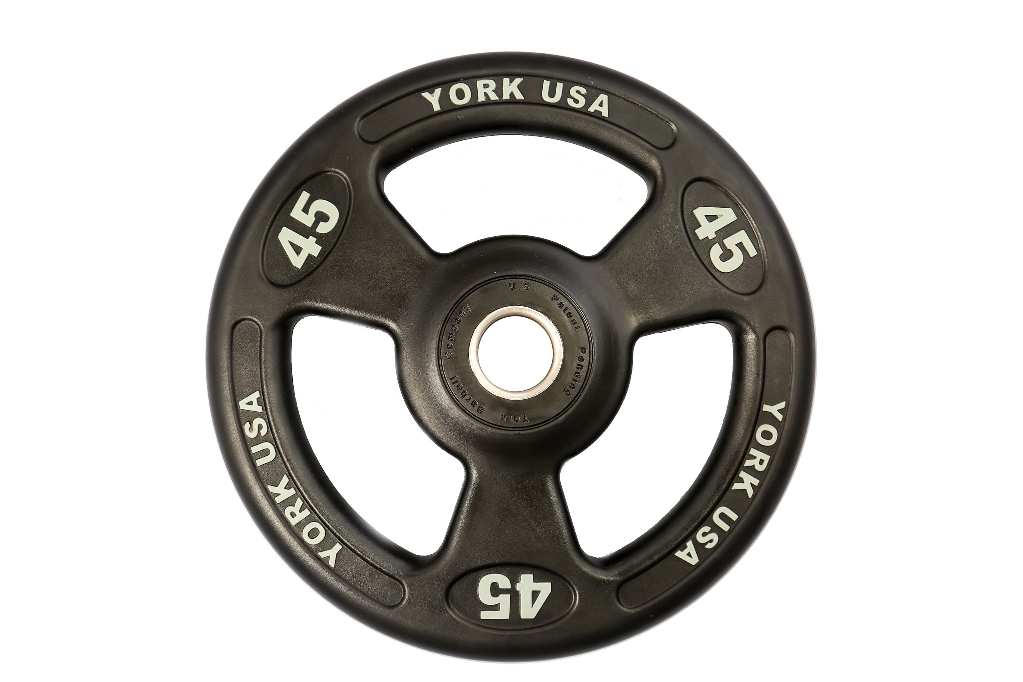 45 LB YORK "ISO-Grip" Urethane Plate - Black
