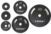 5 LB G-2 Olympic Dual Grip Thin Line Cast Iron Plate - Black