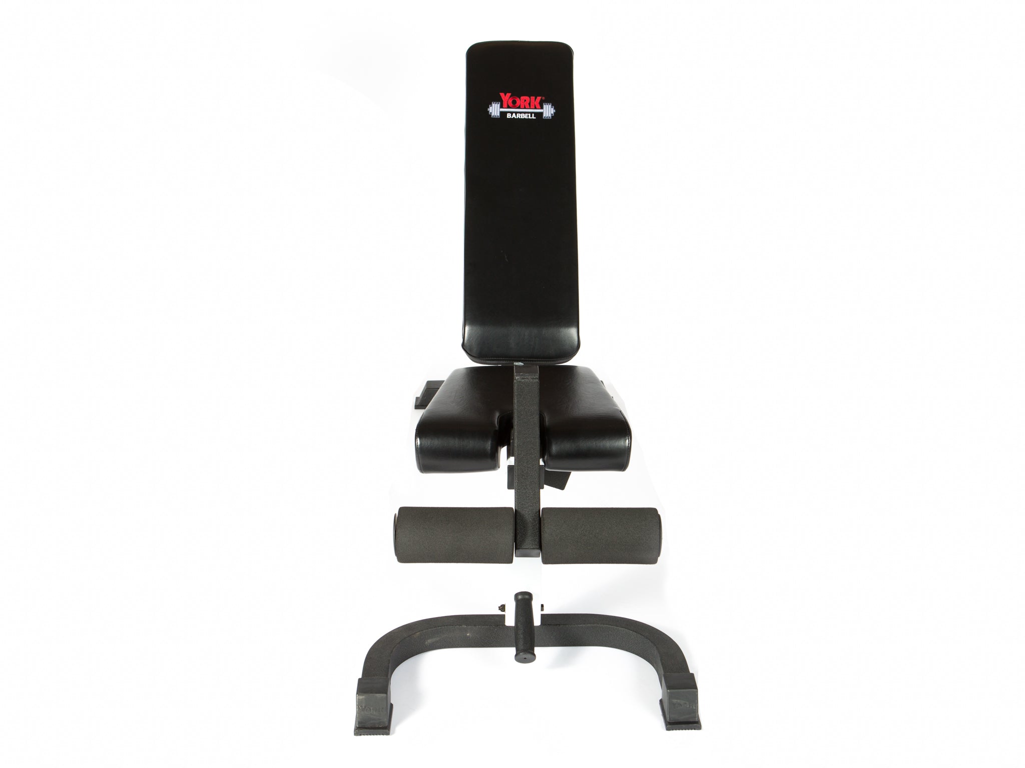 FTS Flex Bench with Foot Hold-down - White Frame/Black Upholstery