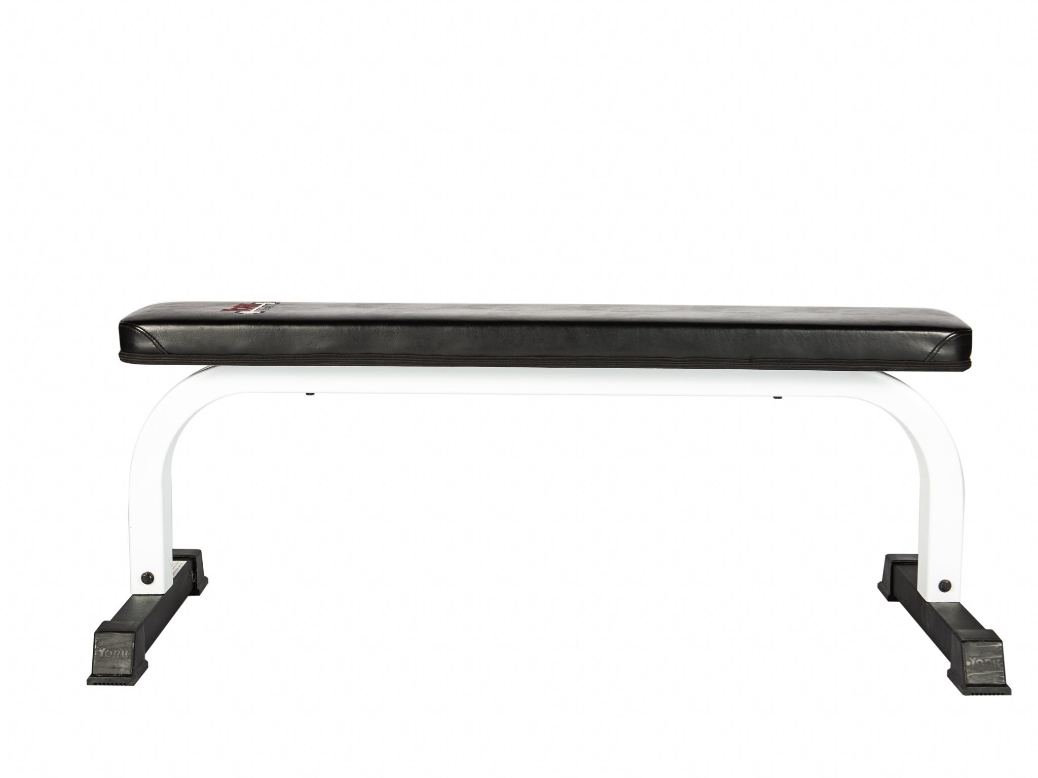 FTS Flat Bench Press - White Frame/Black Upholstery