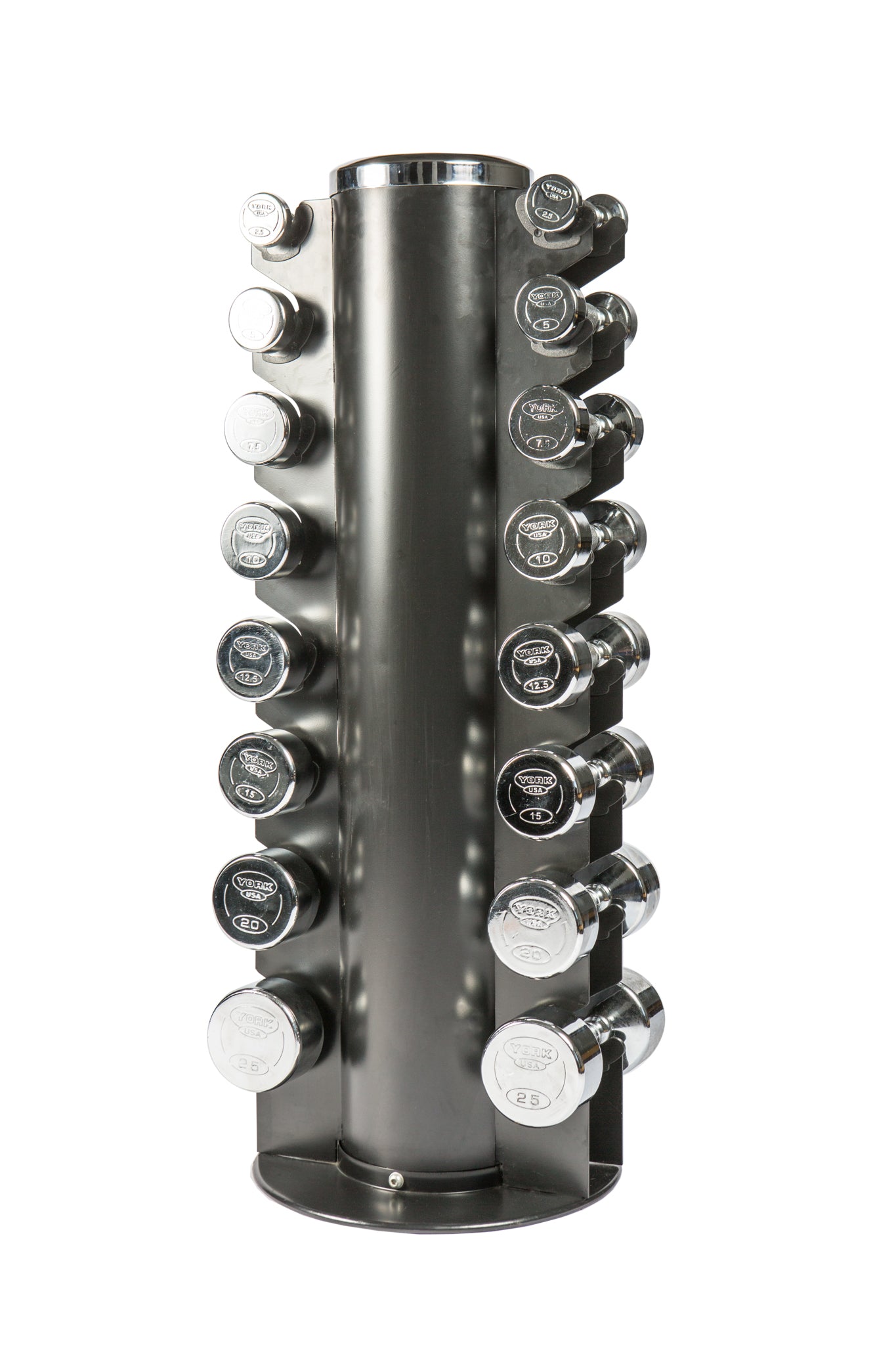 Chrome Dumbbell Club Pack (INCLUDES RACK - 69001)