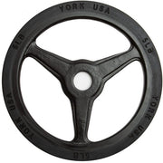 "Bumper Grip" 5 LB Cast Aluminum Milled Plate - Black