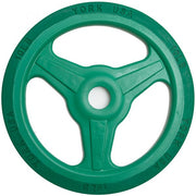 "Bumper Grip" 10 LB Cast Aluminum Milled Plate - Green