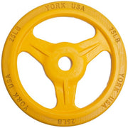 "Bumper Grip" 25 LB Cast Steel Composite Milled Plate - Yellow