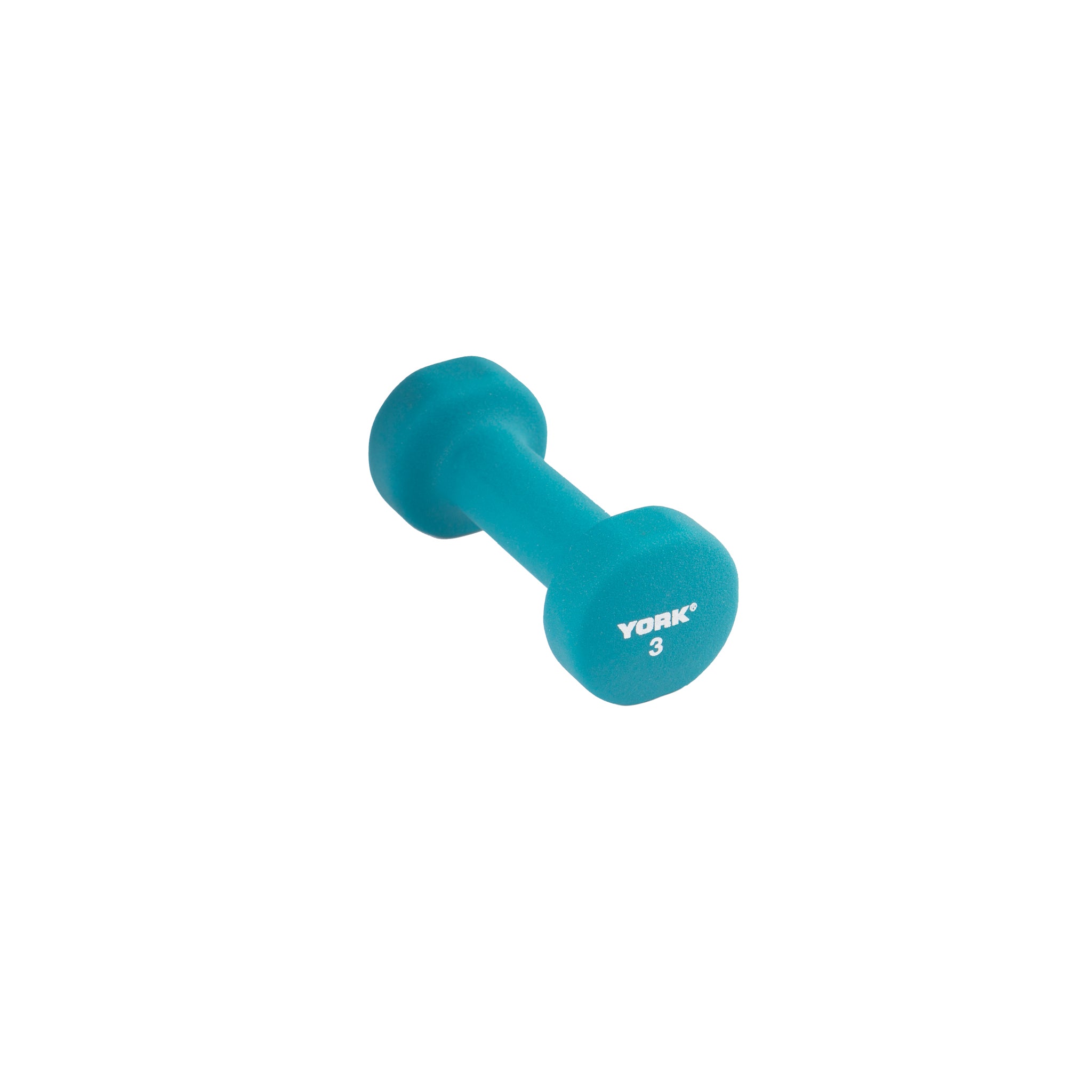 3 LB Neoprene Fitbell - Teal