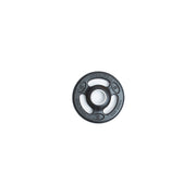 "ISO-GRIP" 5 LB Rubber Encased Steel Composite Olympic Grip Plate - Black