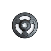 "ISO-GRIP" 35 LB Rubber Encased Steel Composite Olympic Grip Plate - Black