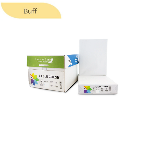 8.5" x 11" Color Copy Paper, 20 lbs., Buff, 500 Sheets/Ream