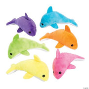Mini Plush Dolphins - 12 Pieces