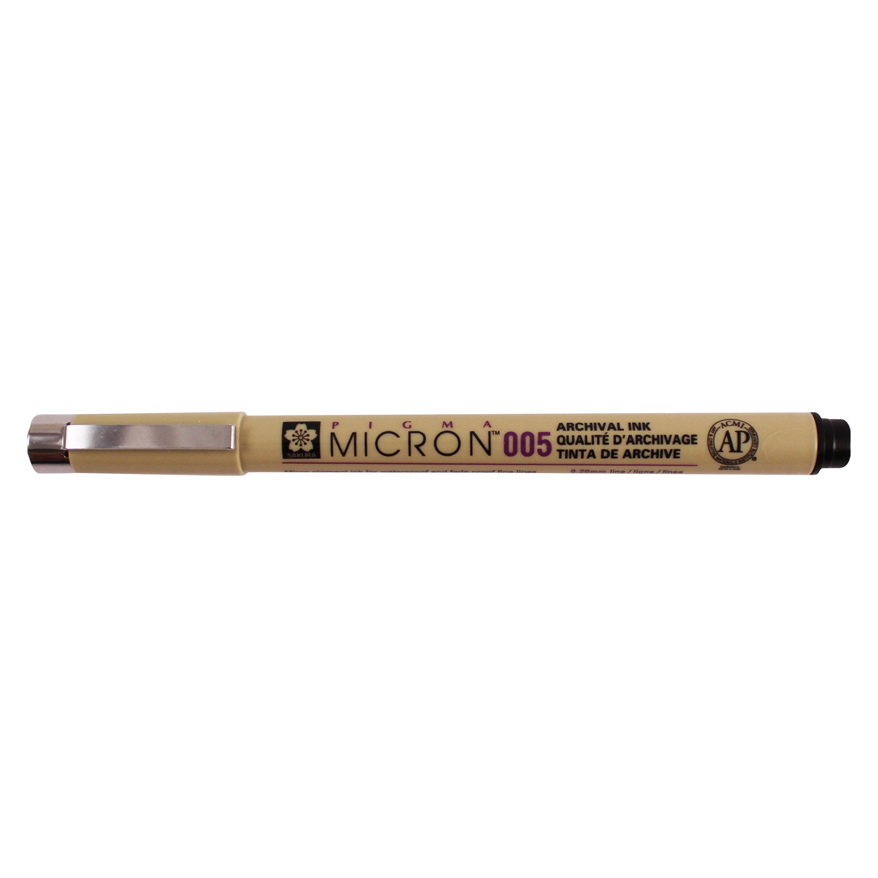Pigma Micron Pen, Black, 0.20mm Size 005