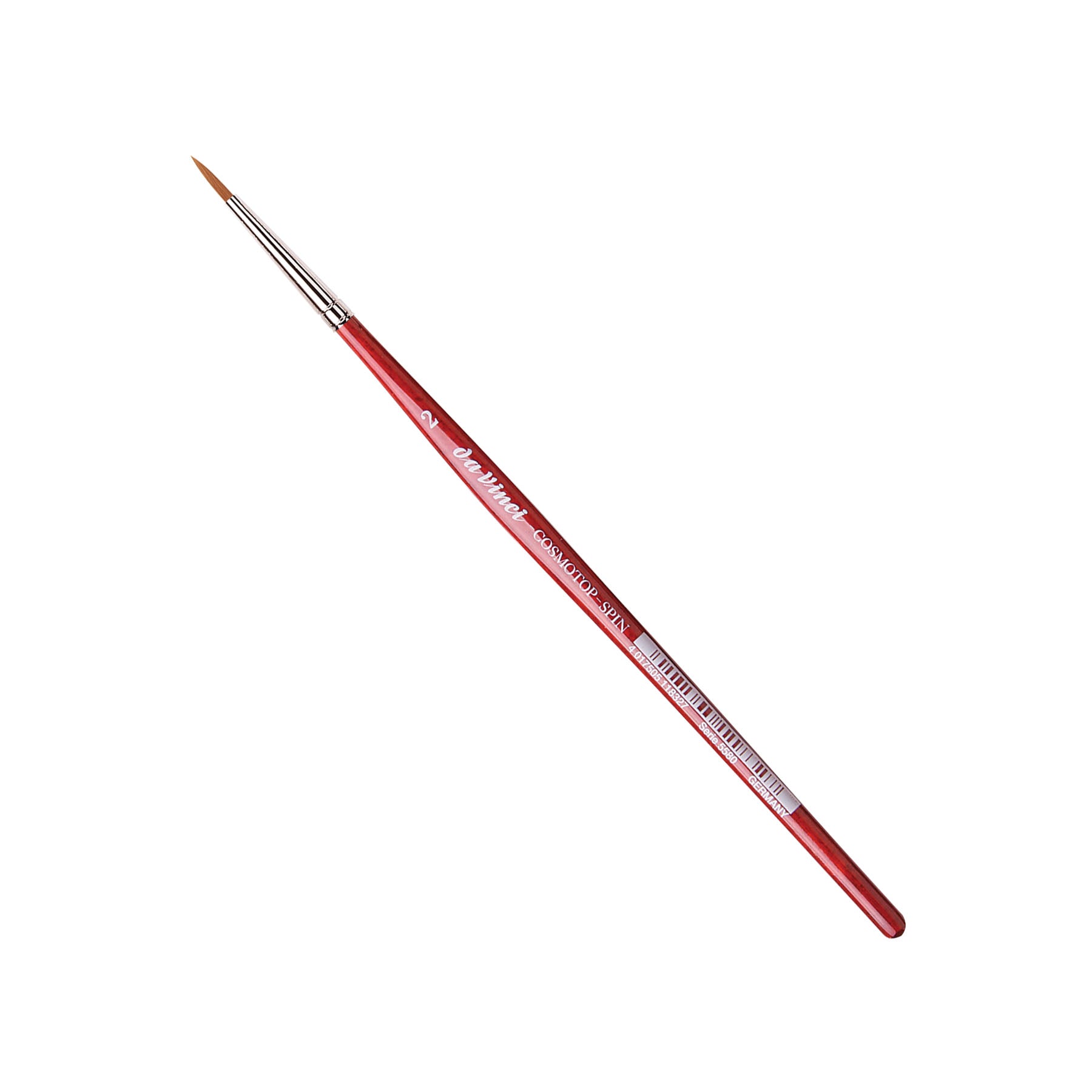 COSMOTOP-SPIN Silkpainting Brush, Synthetic, Watercolor, Round, Size 2