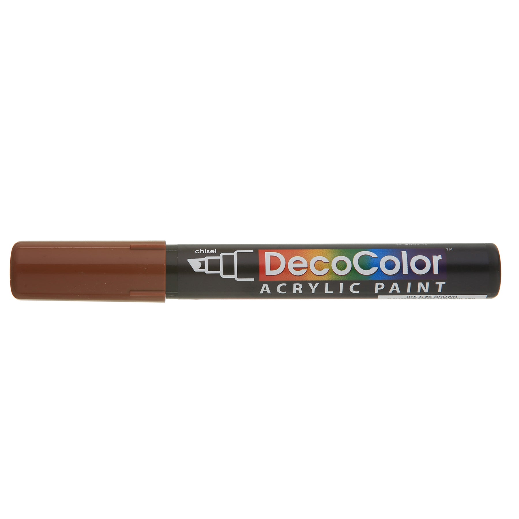 DecoColor® Acrylic Paint Pen, 315-S, Chisel Tip, Brown #6