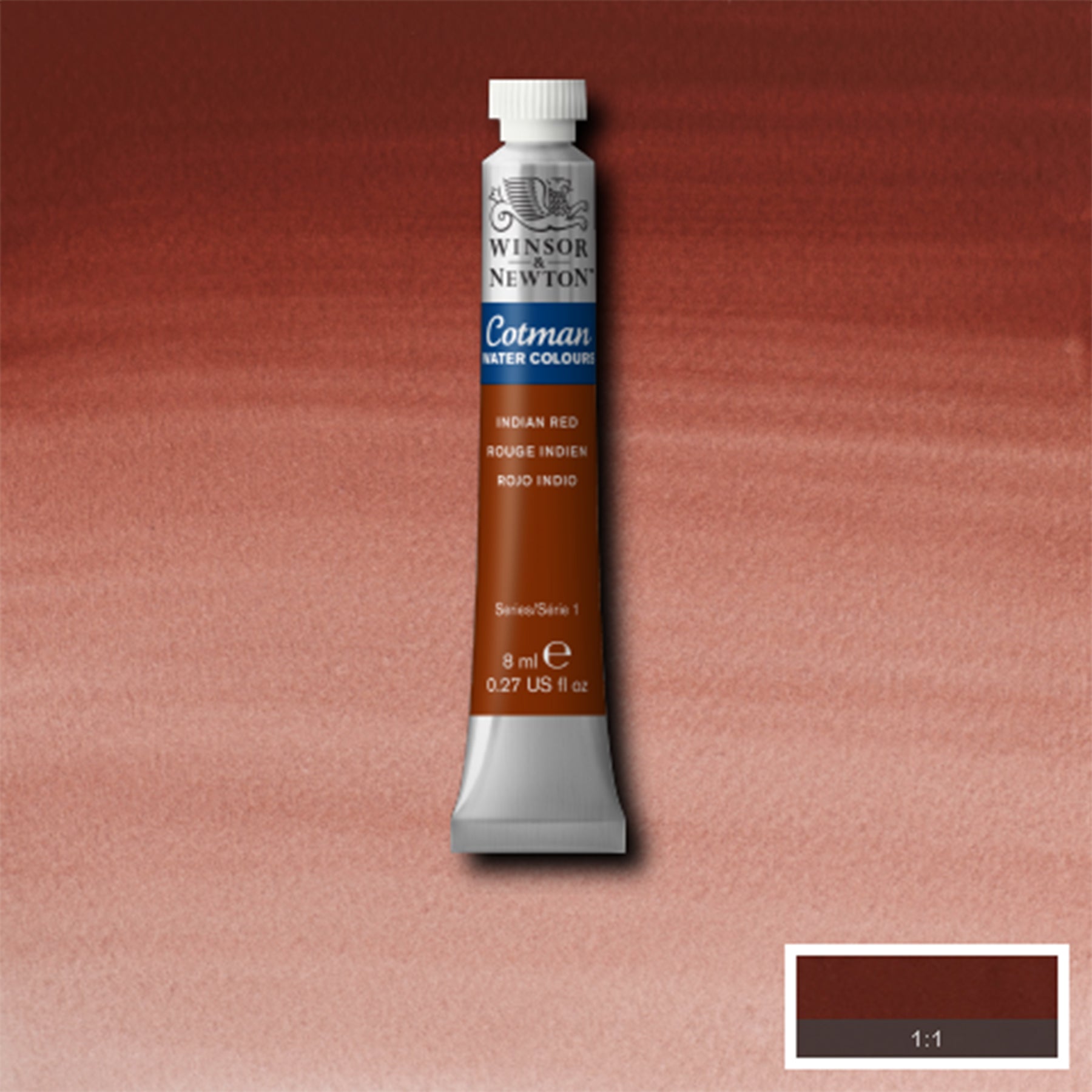 CWC 8ml tube - Indian Red
