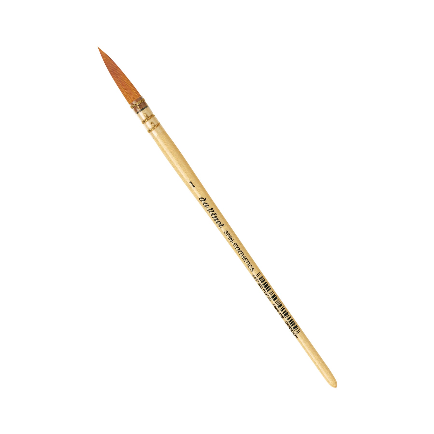 COSMOTOP-SPIN Quill Brush, Synthetic, Watercolor & Indian Ink, Round, Series 488, Size 1