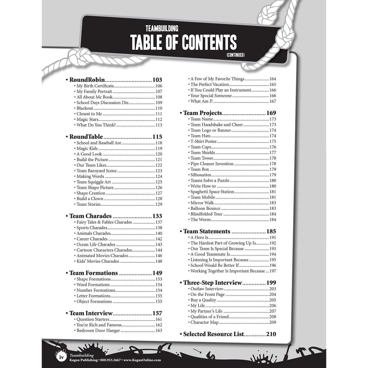 Teambuilding Cooperative Learning Structures Book, Grade Pre-K-12
