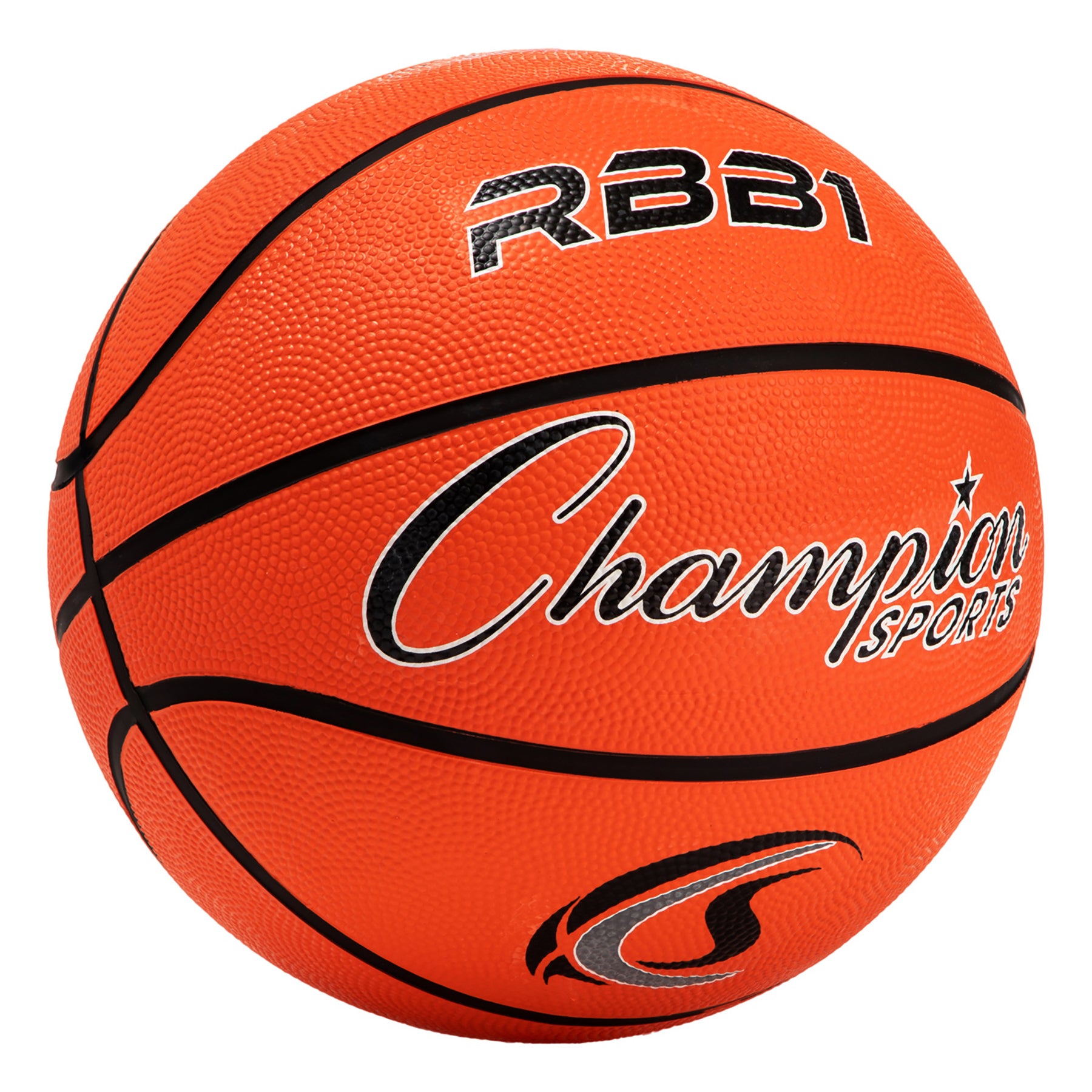 Rubber Basketball, Official Size 7, Orange