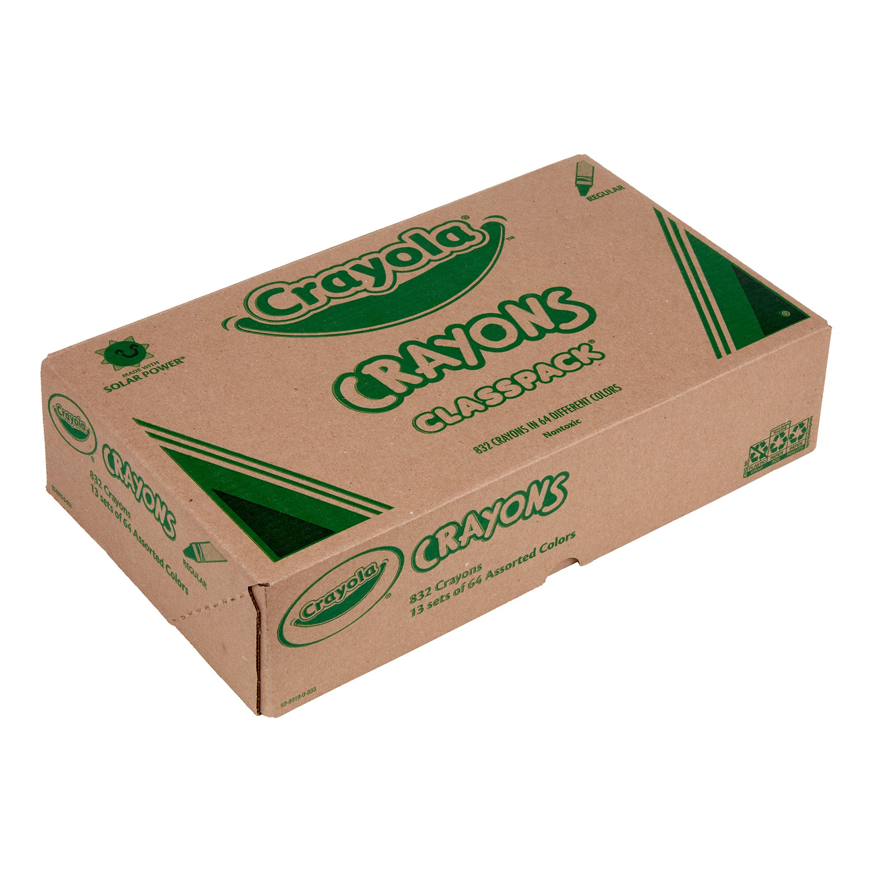 Crayon Classpack®, Reg Size, 64 Colors, Pack of 832