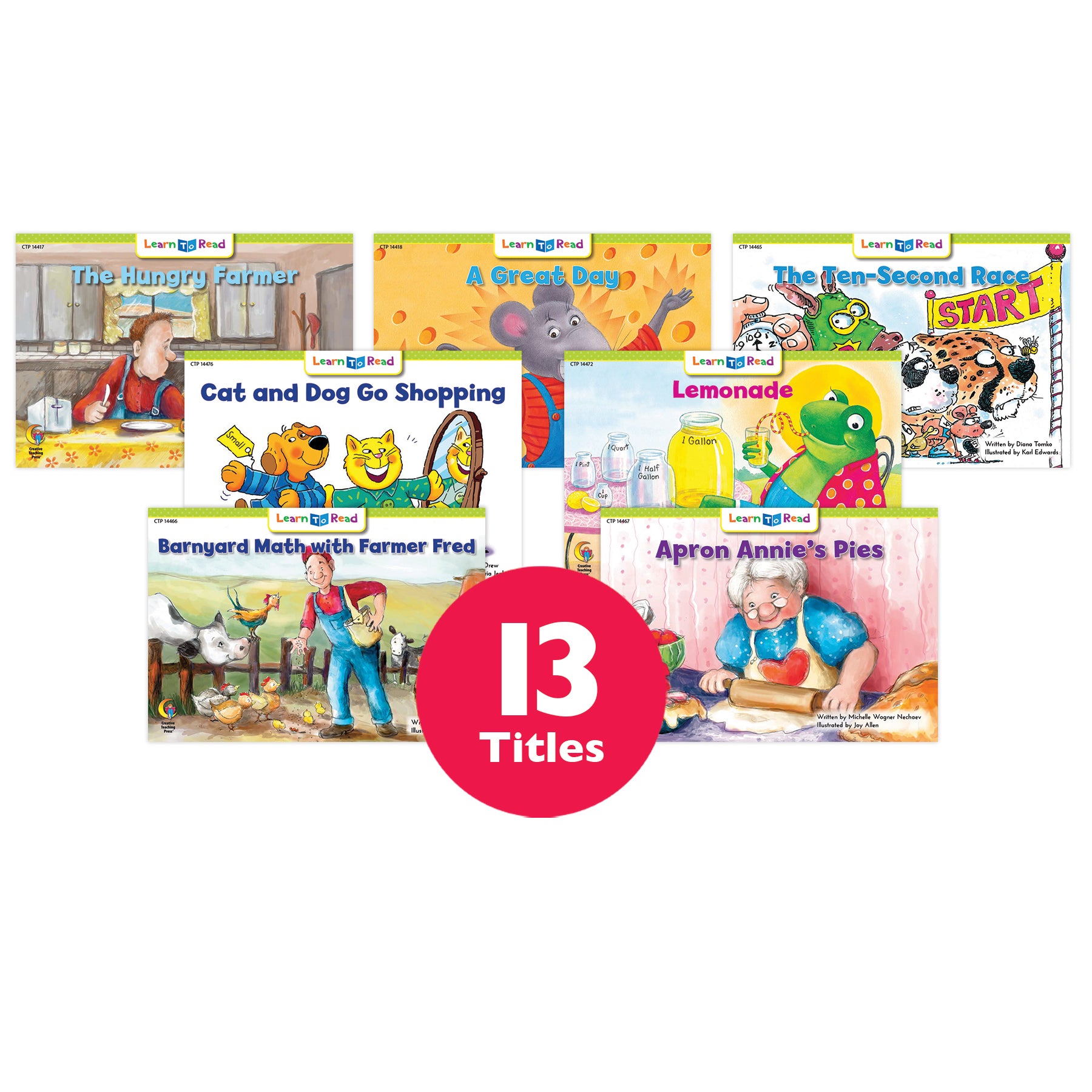 Learn to Read Variety Pack 15, Level G-H, 13 Books