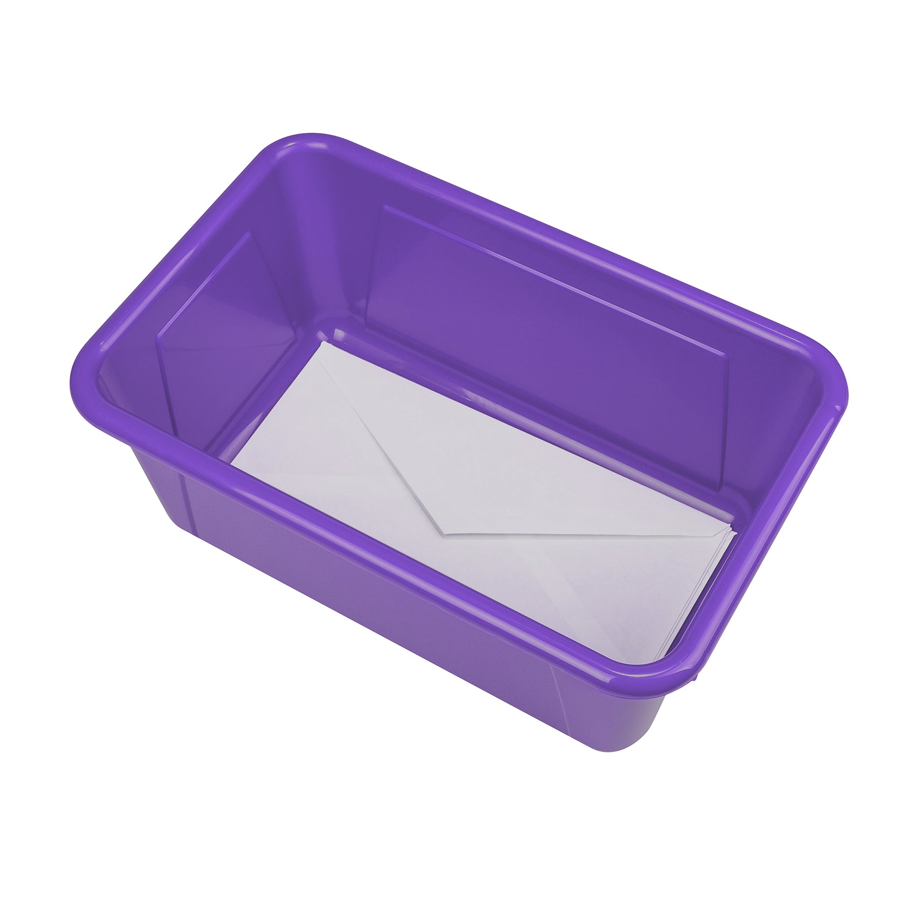 Small Cubby Bin, Purple