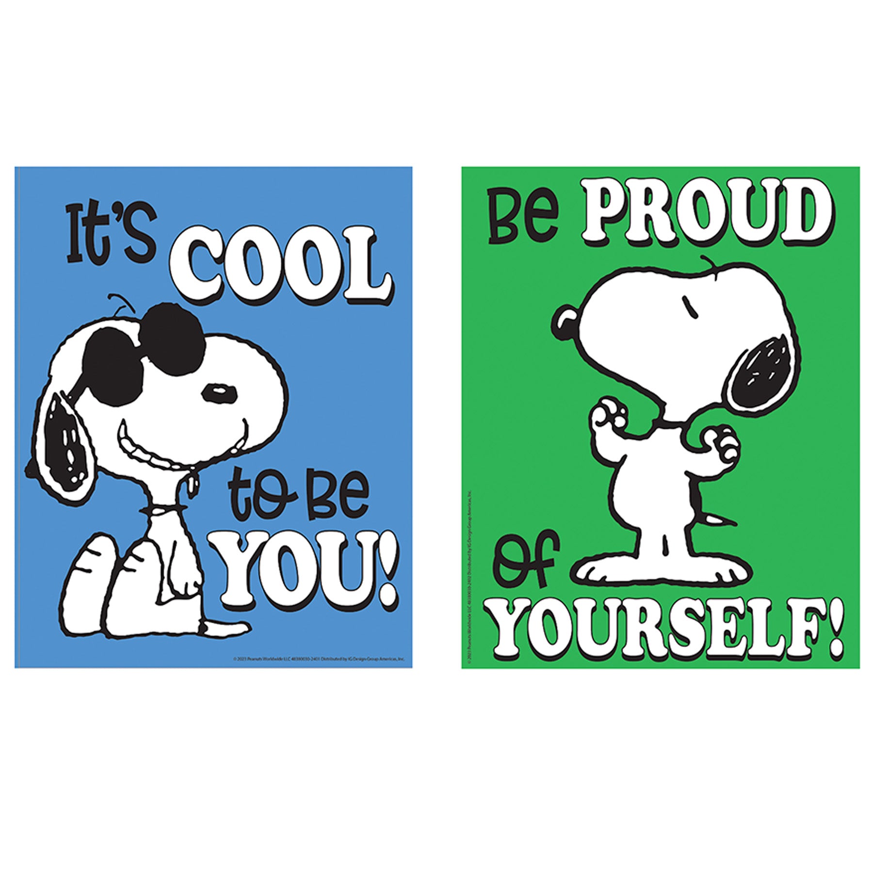 Peanuts® Mini Poster Set, 8 Posters