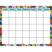 Wildflowers Calendar Chart, 17" x 22"