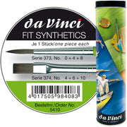 FIT Synthetics Student Brush, Synthetic, Tempera, Assorted, 6 Brush Set in Tin