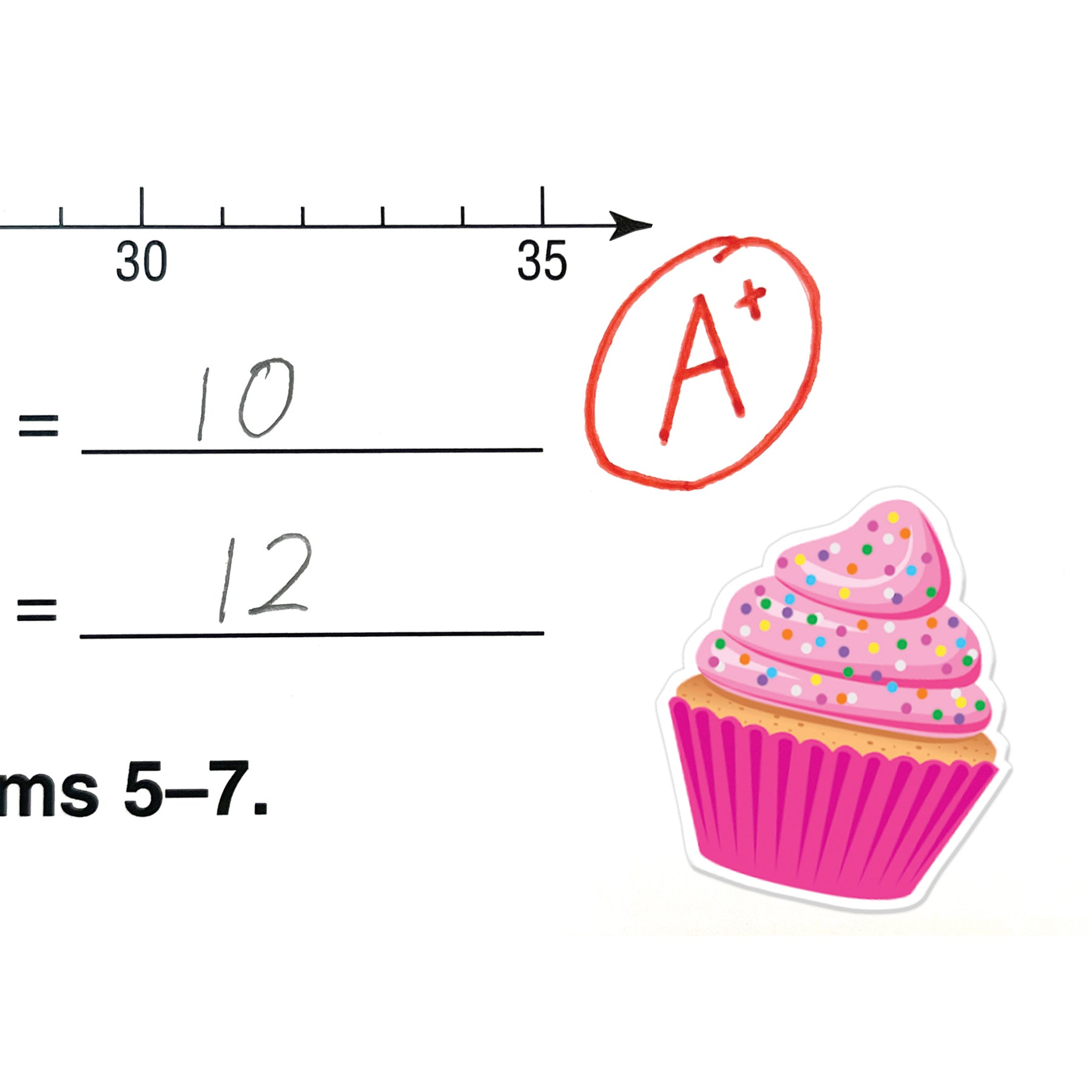 Cupcakes Stickers, Pack of 120