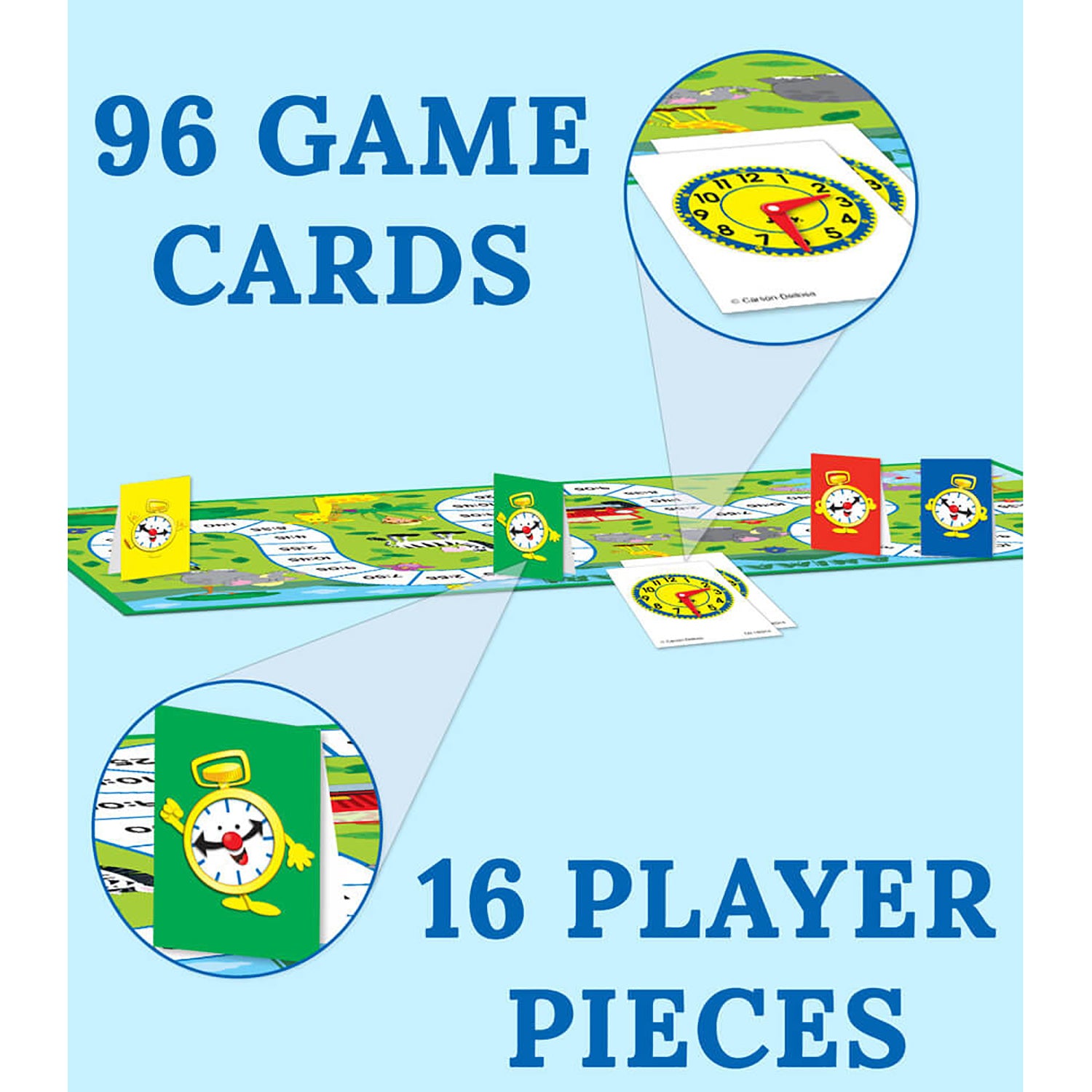 What Time Is It? Board Game, Grade K-3
