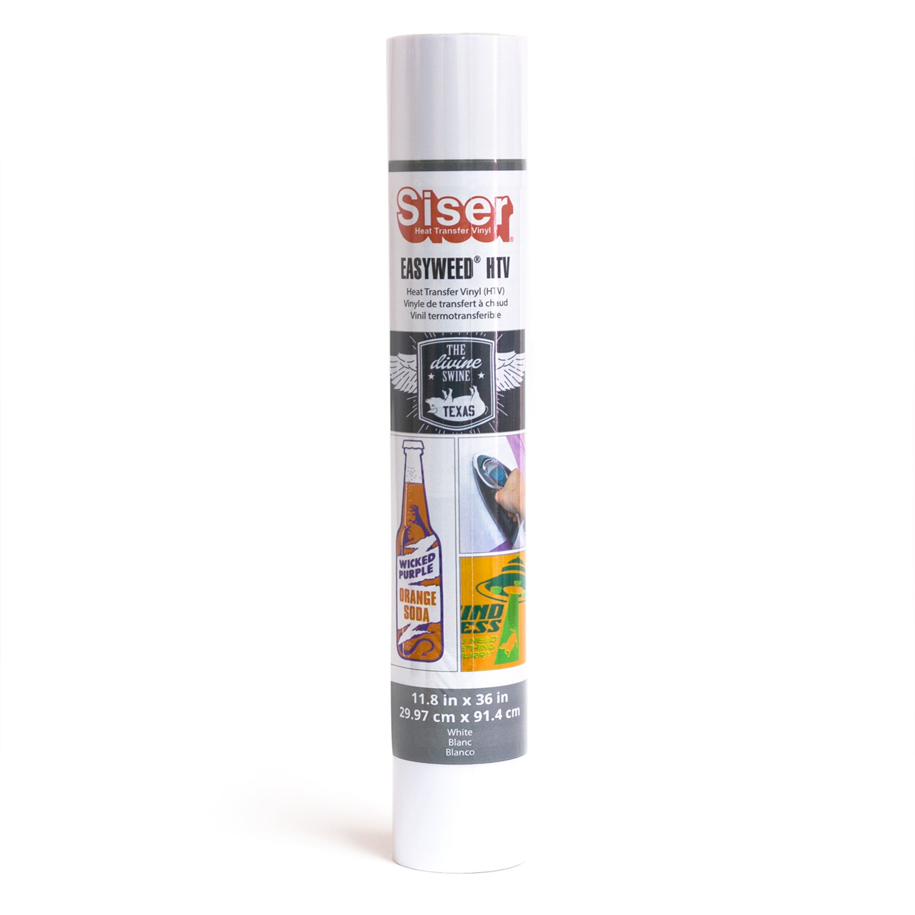 Easyweed HTV Heat Transfer Vinyl, 36", White