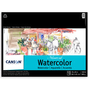 Artist Series Montval Watercolor Pad, Foldover Binding, Foldover Binding, 12 Sheet, 18x24 inch, 1 Count
