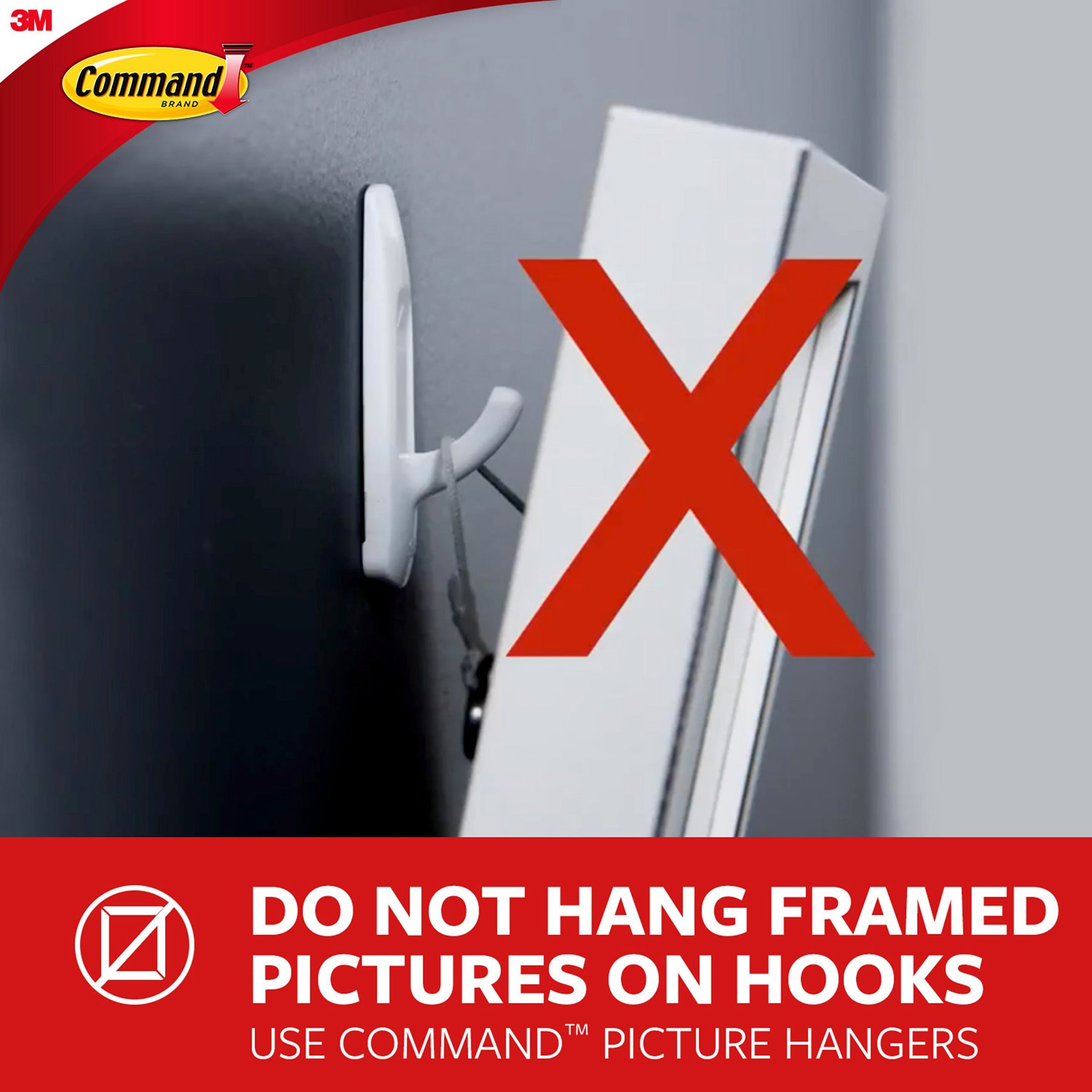Command™ Clear Medium Hooks Value Pack, 6 Count