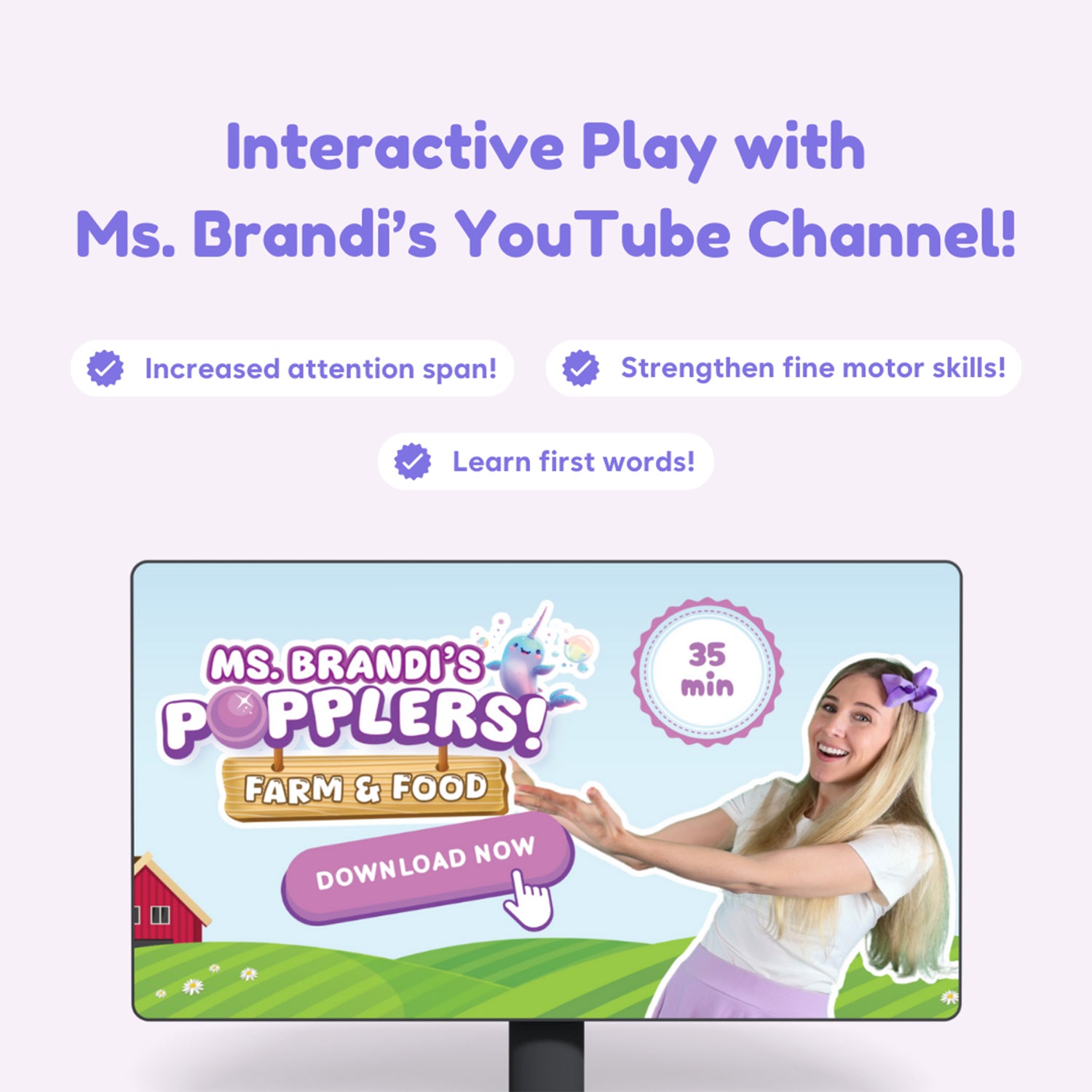 Ms. Brandi's Popplers Farm & Food Educational Game