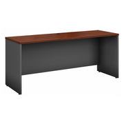 Bush Business Furniture Series C 72W x 24D Credenza Desk in Hansen Cherry - 71.02" Width x 23.35" Depth x 29.84" Height