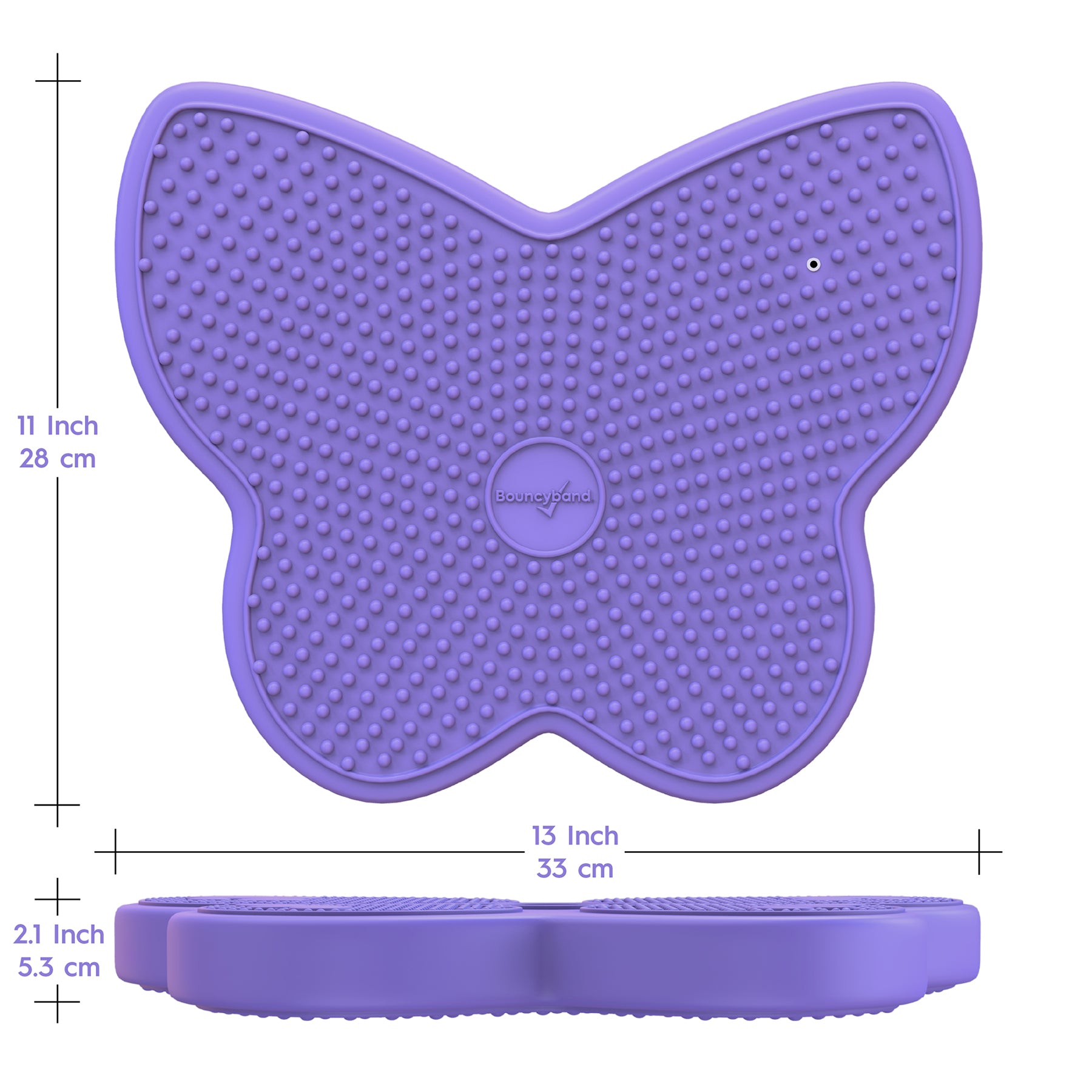 Wiggle Seat Sensory Cushion, Purple Butterfly