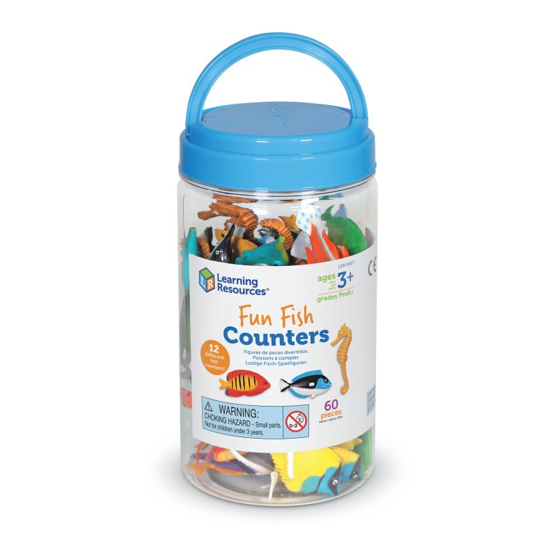 Fun Fish Counters, Set of 60